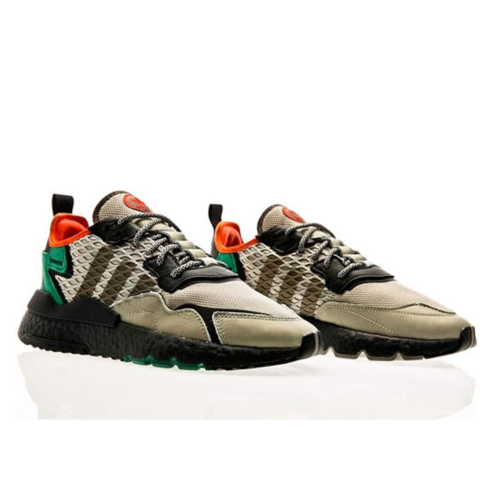 ADIDAS NITE JOGGER SESAME BLACK BOLD GREEN