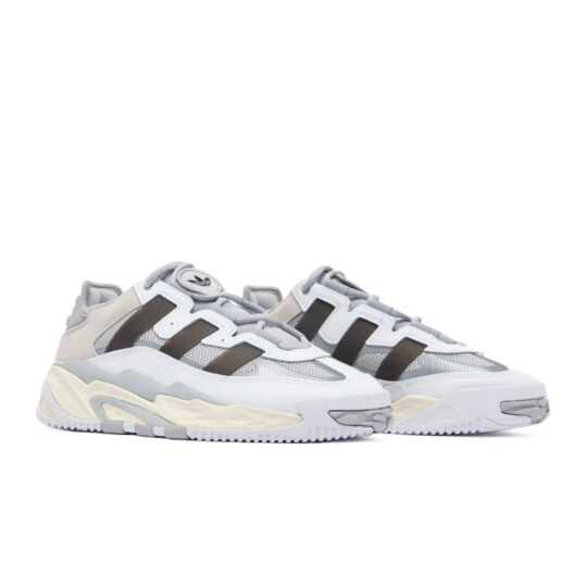 ADIDAS NITEBALL CLOUD WHITE  CORE BLACK  GREY TWO