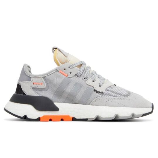 ADIDAS NITE JOGGER GREY TWO SOLAR ORANGE