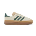 ADIDAS GAZELLE BOLD MAGIC BEIGE COLLEGIATE GREEN